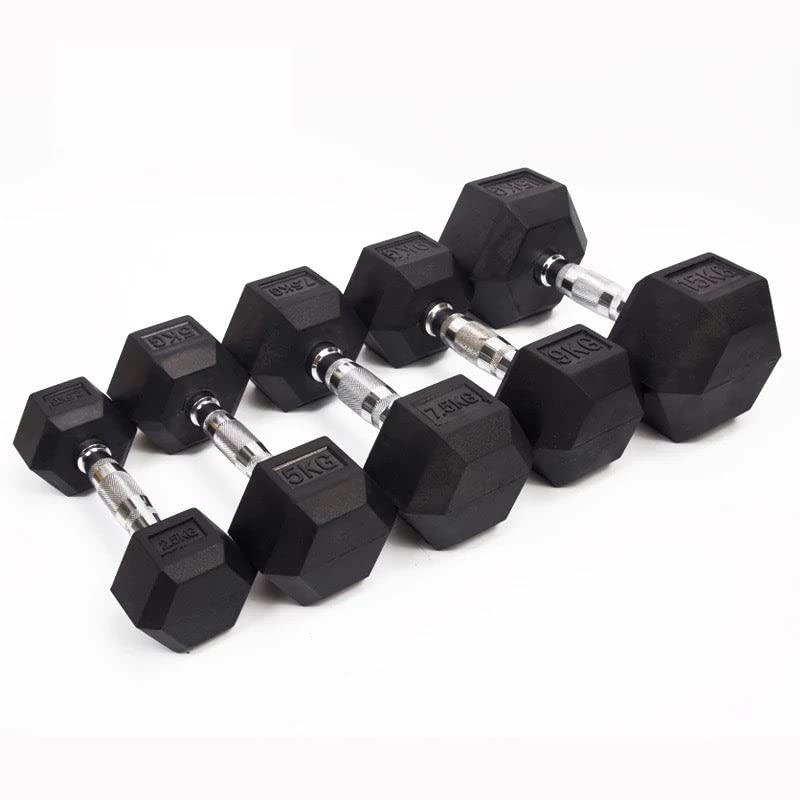 Equipped Gym - Weights Dumbbells Set With A Shaped 6 Tier Rack Stand. 5kg-25kg Pairs Cast Iron Gym Weights. Gym Equipment For Home And Commercial Use For Both Men And Women